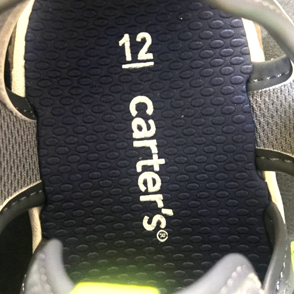 Carters Metheor Sandals Toddler Boys Size 12 NWT